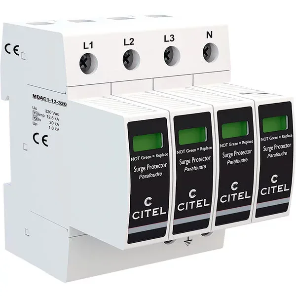 Устройство защиты от импульсных перенапряжений Citel DAC1-13-40-320 (821710314), тип 1+2
