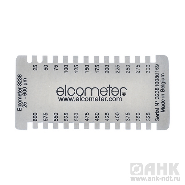 Прямоугольная гребенка Elcometer 3238