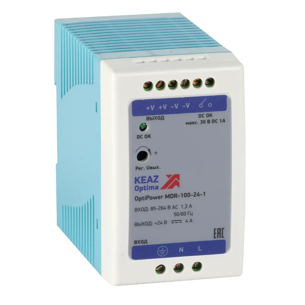 Блок питания КЭАЗ OptiPower MDR-100-24-1
