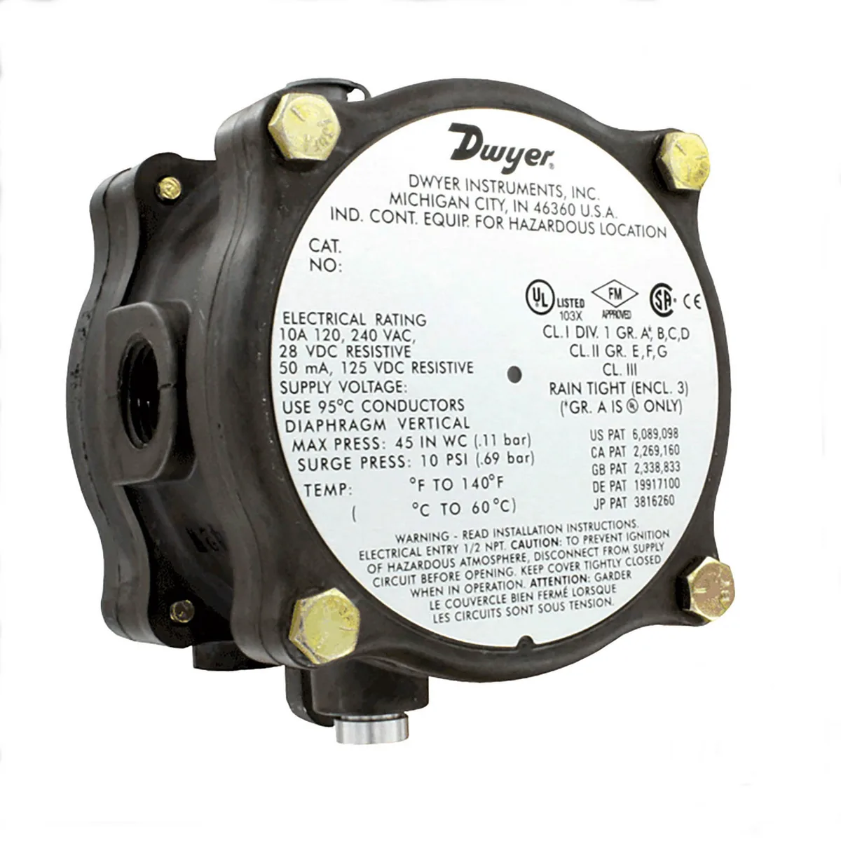 Реле Dwyer 1950G