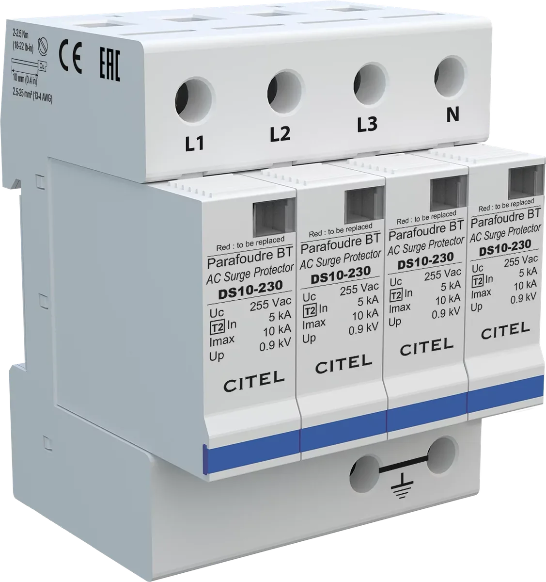 Устройство защиты от импульсных перенапряжений Citel DS14-230 (471502), тип 2 (или 3)
