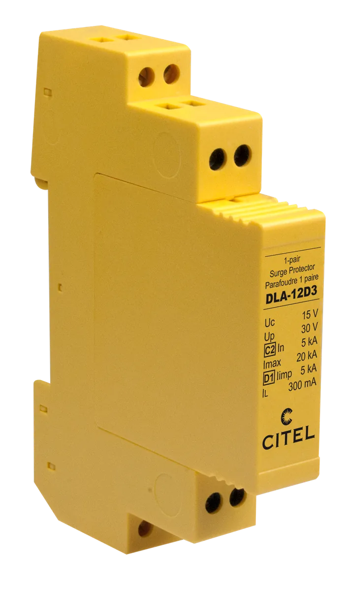 Устройство защиты от импульсных перенапряжений Citel DLA-12D3 (6402011), 1 пара, сети RS232, RS485