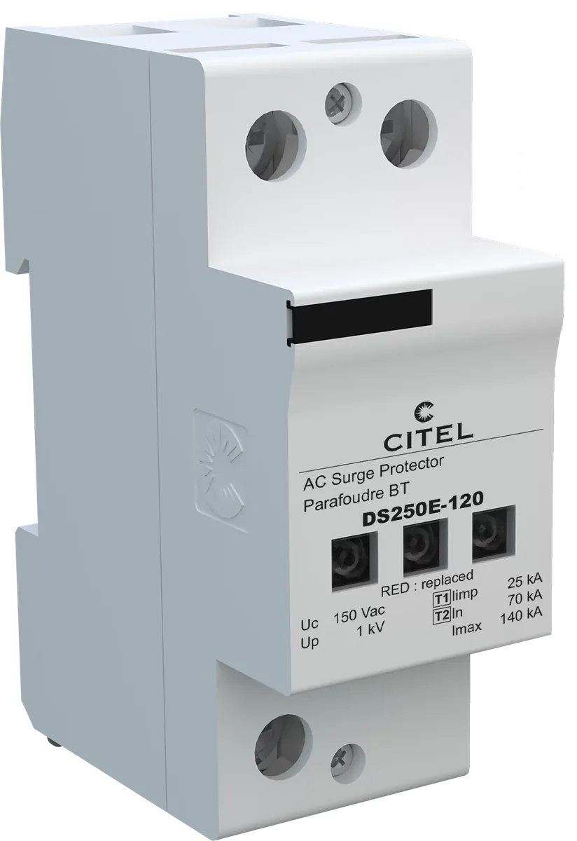 Устройство защиты от импульсных перенапряжений Citel DS250E-120 (3106), высокоэнергетическое, тип 1+2 CITEL