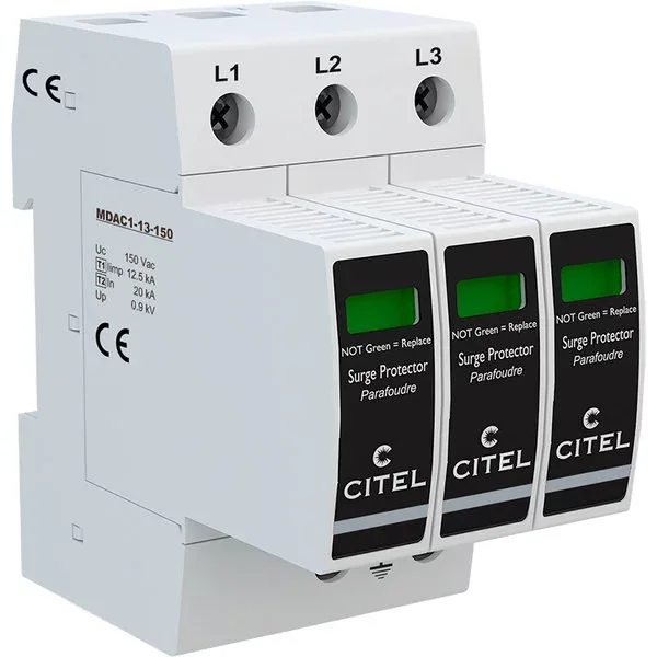 Устройство защиты от импульсных перенапряжений Citel DAC1-13-30-150 (821710113), тип 1+2