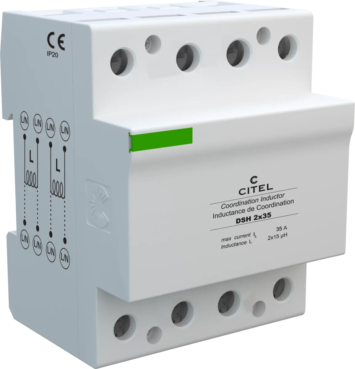 Координационный дроссель Citel DSH2x35 (360808)