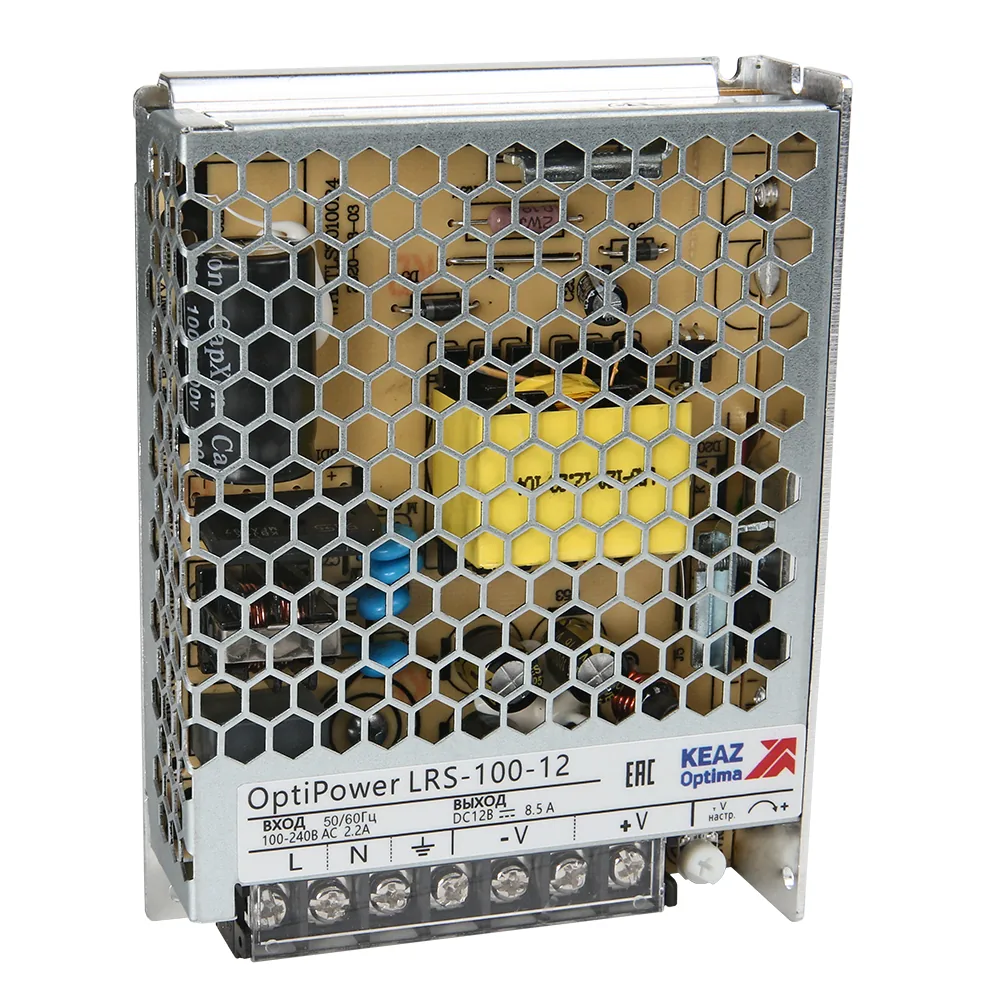 Блок питания панельный КЭАЗ OptiPower LRS 100-12 8.5A